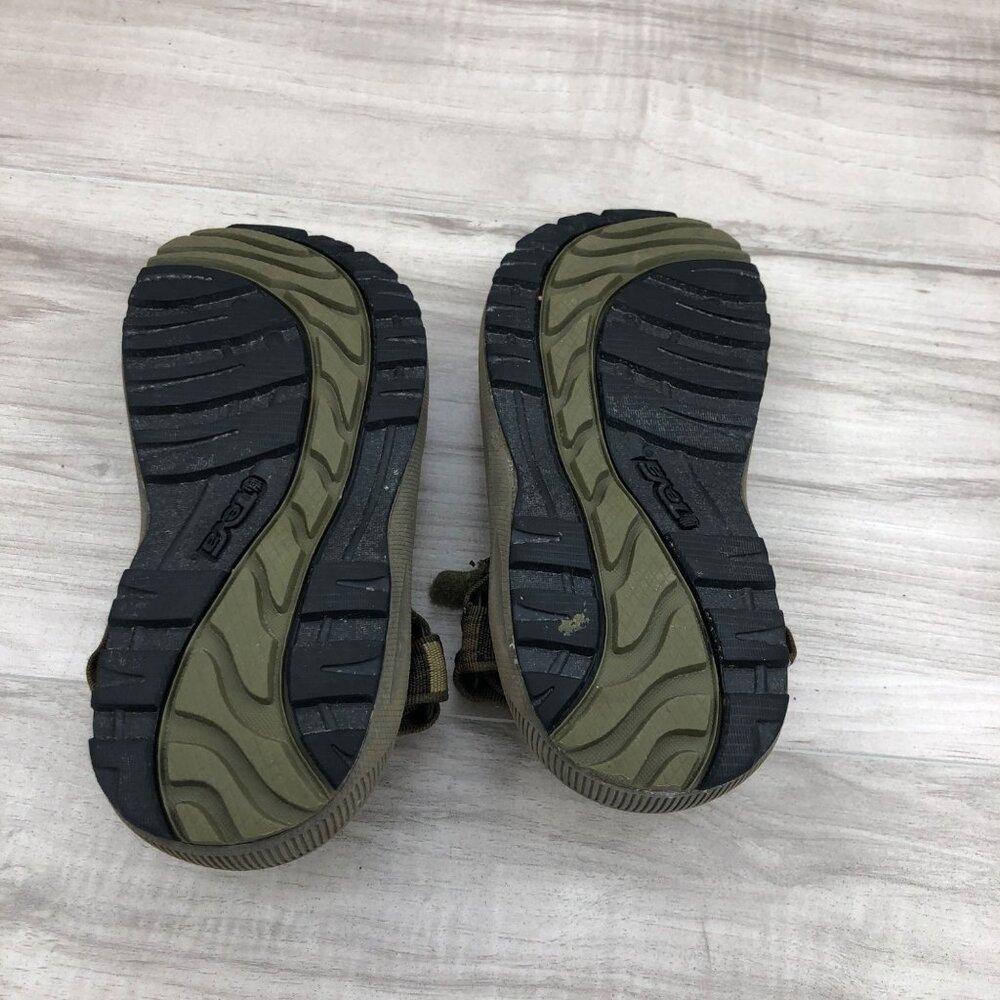 Teva Sandals Kids 2 Hurricane Green Hook and Loop Adjustable Strap Outdoor Shoes - Picture 11 of 11